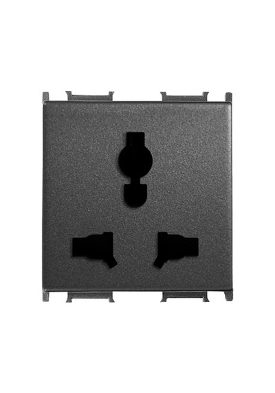 Viko Panasonic Modüler Füme Universal Combi Priz Alt+kapak 2m - Wvtt22244dg-tr
