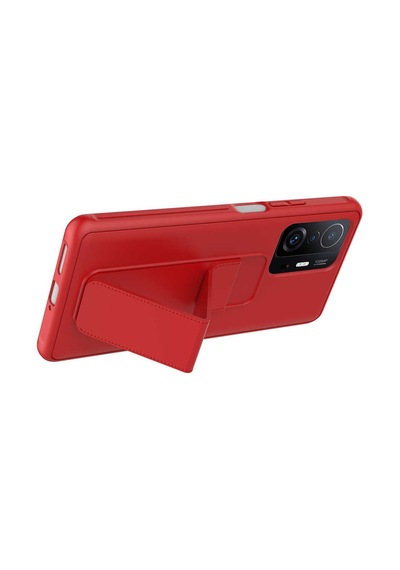 Xiaomi Mi 11t Pro 5g Kılıf Zore Qstand Kapak Gri