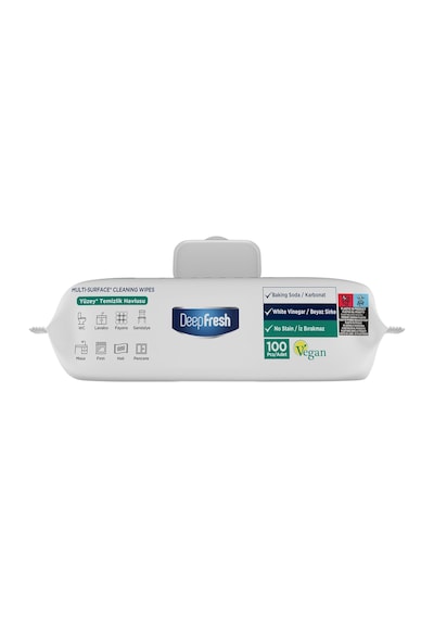 Deep Fresh Yüzey Temizlik Havlusu 100 Lü Beyaz Sabun Kokulu X 3 Adet Beyaz