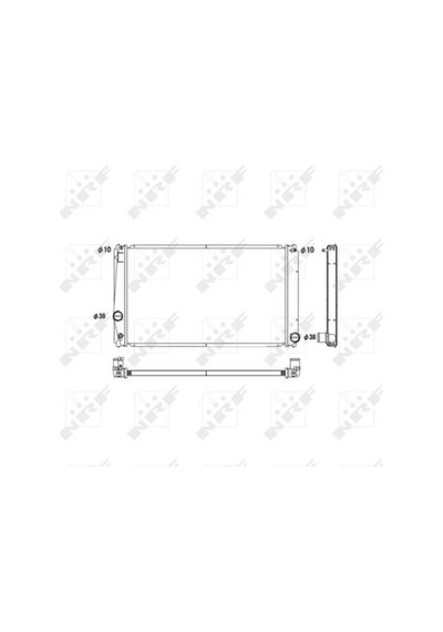 Nrf 53589 Toyota Rav 4 3zr Fae 06 15 2.0 Su Radyatörü 670 402 22 16400-28570