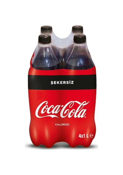 Coca Cola Şekersiz 4 x 1 L
