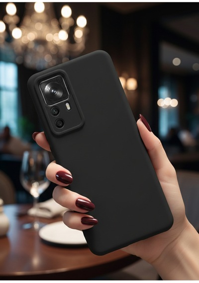 Xiaomi Mi 12t Pro Kılıf Içi Kadife Süet Tasarımlı Kamera Korumalı Silikon A Kalite Lansman Kapak