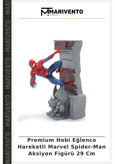 Premium Hobi Eğlence Hareketli Marvel Spider-man Aksiyon Figürü 29 Cm