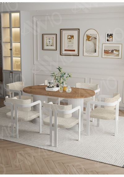 Avvio Anfora Ptt Lake Mdf Ayak 6'lı Tokyo Metal Demonte Sandalye 80x160 Masa Sandalye Takımı Akça