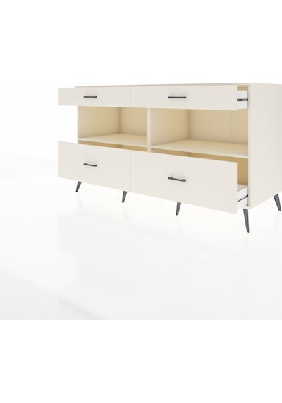 Kronos Konsol 2 Raflı 4 Çekmeceli 176x59x99 Aytaşı-aytaşı Aytaşı-aytaşı