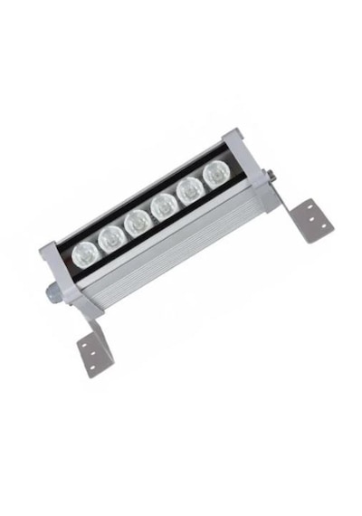 20 Cm Wallwasher Led Bina Dış Duvar Aydınlatma Boyama Mavi Işık Gri