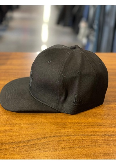 La Los Angeles Nakış Hip Hop Snapback Rapper Basket Cap Şapka Siyah - Siyah