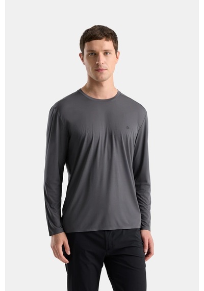 Isaora Extra Lıght Tech Tee Ls Erkek Dark Grey Tshırt Isr9805-ss26-drg Gri