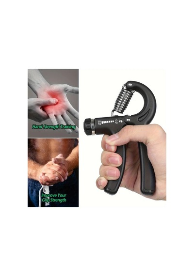 Tongdashop Siyah 11-132 Lbs El Kuvvet Simülatörü Ayarlanabilir Kol Ve Bilek Güçlendirici Siyah