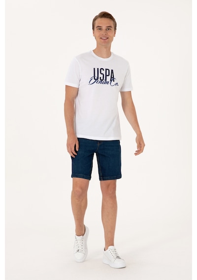 U.S. Polo Assn. Erkek Mavi Jean Şort 50306058-DN0030