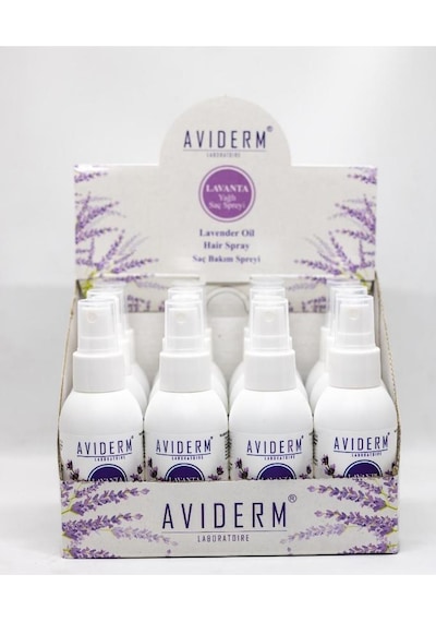 Aviderm Bit Kovucu Lavanta Yağlı Saç Spereyi 100 Ml 12 Li Stand