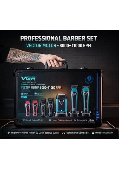Vgr V-035 S3 Barber Combo 3 3 180 Dk