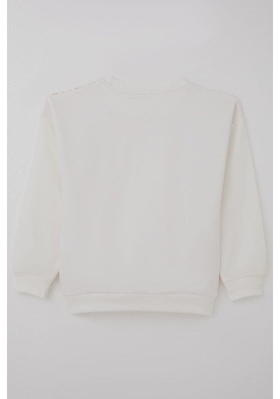 Breeze Kız Çocuk Sweatshirt Pullu Kelebek İşlemeli Tülü Çiçek Detaylı 8-12 Yaş, Pembe Pembe Breeze Kız Çocuk Sweatshirt Pullu Kelebek İşlemeli Tülü Çiçek Detaylı 8-12 Yaş, Pembe Pembe