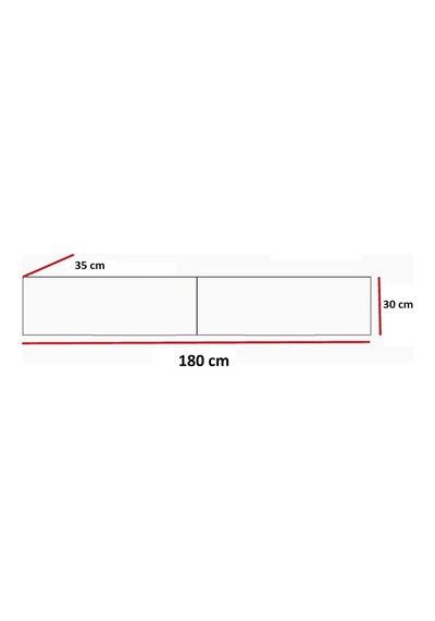 Caracas Mdf Tv Ünitesi Beyaz Caracas Mdf Tv Ünitesi Beyaz