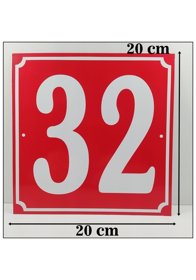 Kapı Numarası 20X20 Cm, Bina, Apartman, Işyeri Numarası (471700084)