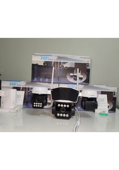O-kam Okam 3036 Pro, 9mp, Wifi, 3 Lens, Akıllı Kamera, Yapay Zek