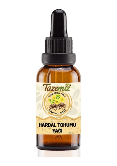 Tazemiz Siyah Hardal Tohumu Yağı Soğuk Pres 50 ML