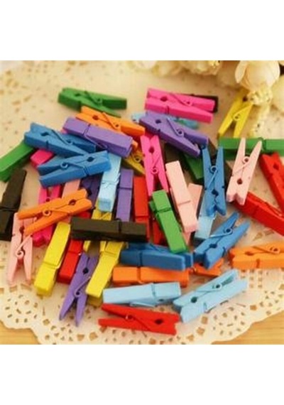 50 Adet Mini Mandal - Karışık Renkli Dekoratif Süsleme