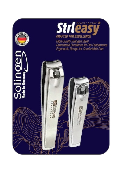 Strleasy 6568 Solıngen Çelik Tırnak Makası Seti - 2'li