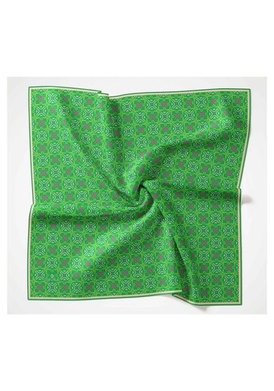 Silk Home Pusula Desen Soft Pamuk Eşarp Benetton