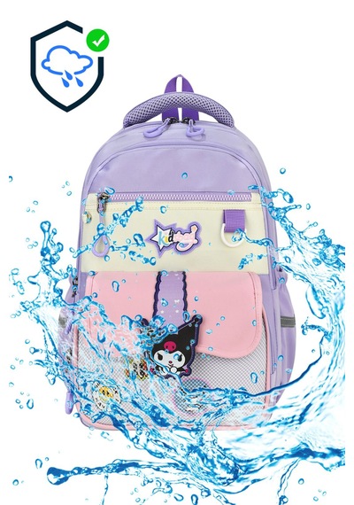 Kuromi Baskılı Ortopedik Ultra Lüx Okul Çantası Termal Beslenme Ve Kalemlik Mor