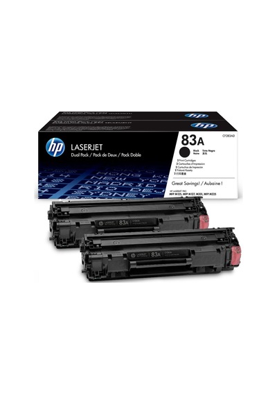 Hp 83A-Cf283Ad Siyah Toner Ikili Paket