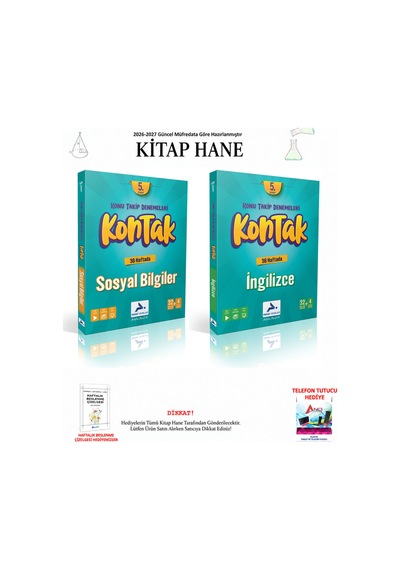 Paraf 5. Sınıf İngilizce, Sosyal Kontak Deneme 2 Kitap Seti