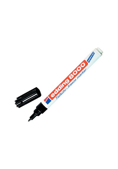 Edding 8000 Freeze Buzdolabı Kalemi Siyah 1Li Blister