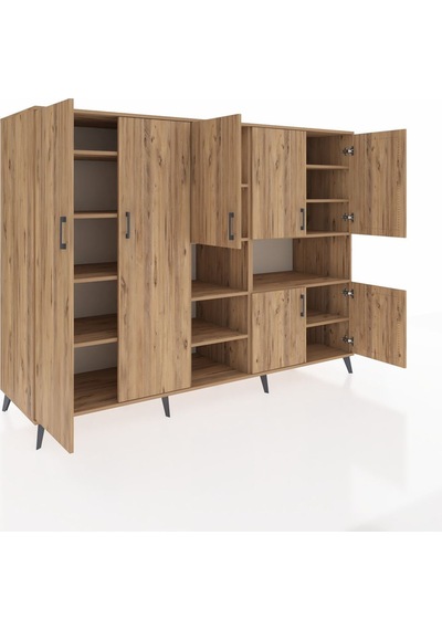 Kronos Dolap 13 Raflı 7 Kapaklı 220x59x163 Çam-çam Atlas Çam - Atlas Çam Kronos Dolap 13 Raflı 7 Kapaklı 220x59x163 Çam-çam Atlas Çam - Atlas Çam