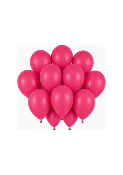 Bordo Renk Lateks Pastel Balon 30 Cm - 12 Adet