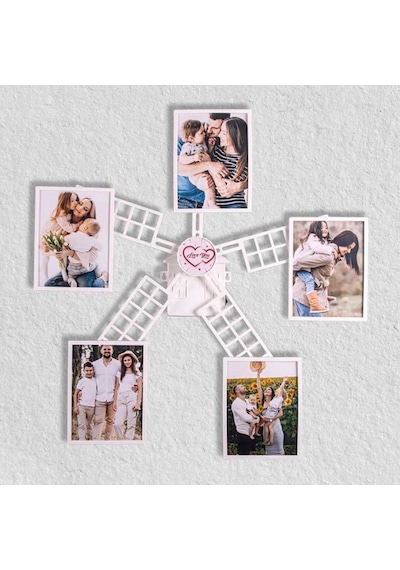 Dönen Değirmen Duvar Fotoğraf Çerçevesi