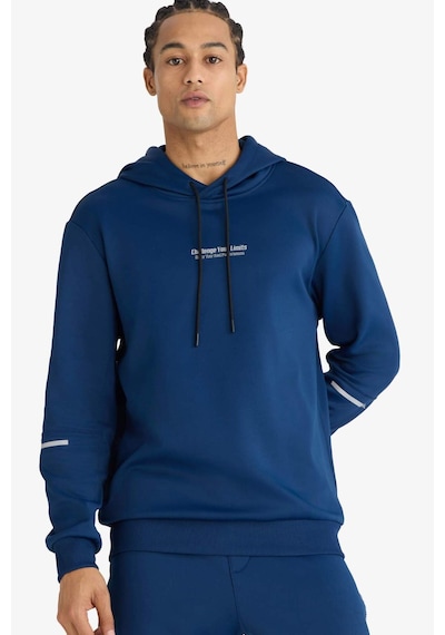 Defacto Defactofit Standart Fit Kapüşonlu Sporcu Sweatshirt D3736ax25wnnv248 Lacivert