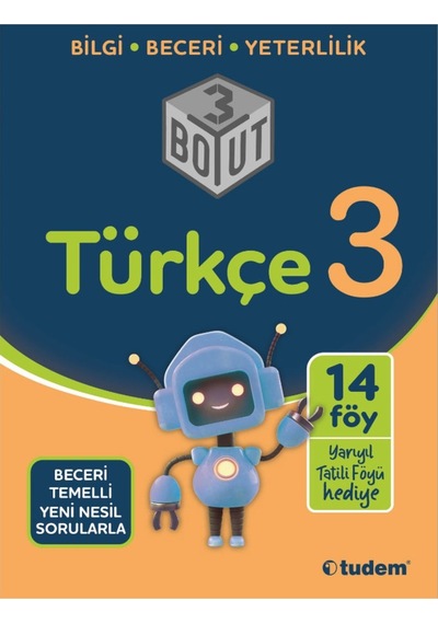 3 Sınıf Türkçe 3 Boyut Soru Bankası Tudem Yayınları