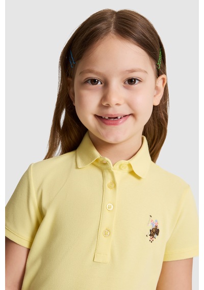U.S. Polo Assn. U.s. Polo Assn. Kız Çocuk Açık Sarı Elbise Örme 50325597-vr004 Acık Sarı