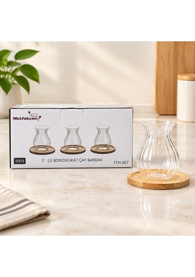 Bambu Tabaklı Çay Bardağı Diğer