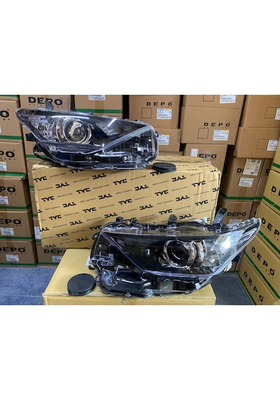 Toyota Auris 2015-2018 Arası Tyc Marka Ledli Sağ Ve Sol Far Takım 81130-02k30 / 81170-02k30