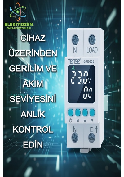 Monofaze Gerilim-akım Koruma Rölesi 63a
