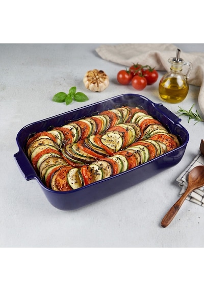 Yıldız Elissa Dikdörtgen Fırın Kabı Kobalt 36 Cm Çok Renkli
