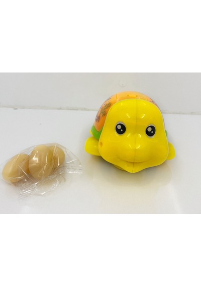 Oyuncak Yumurtlayan Kaplumbağa Sesli ve Işıklı 17 Cm Oyuncak