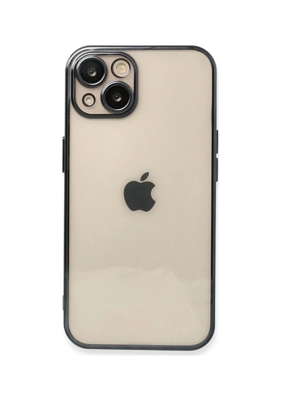 Apple İphone 13 Kılıf Razer Lensli Silikon - Siyah