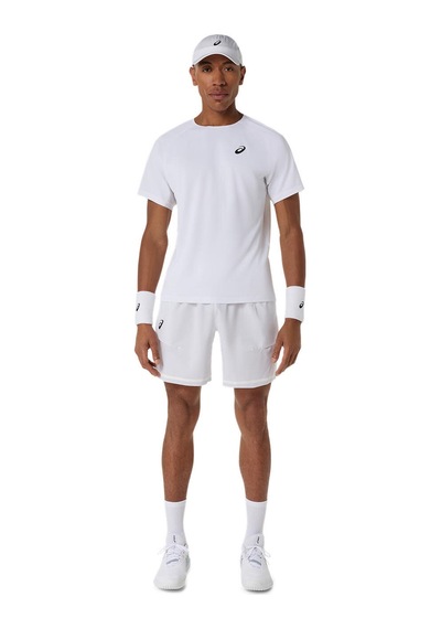 Asics Match Ss Top Erkek Cream/black Kısa Kollu Tshirt 2041a392-100