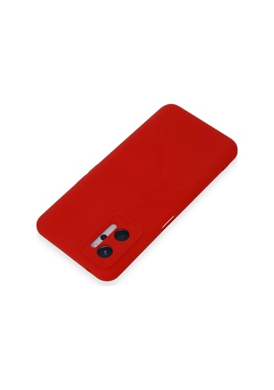 Realme 9i 4g Uyumlu Kılıf Nano İçi Kadife Silikon - Kırmızı