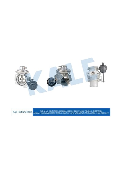 KALE 349165 EGR VALFI  BORA 99-05 CADDY II 96-04 GOLF IV 98-05 PO