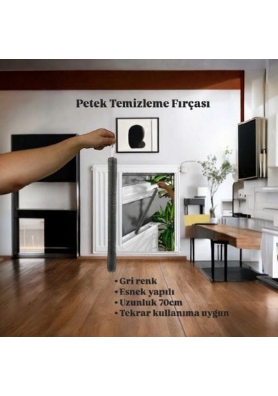 Kalorifer Peteği Temizleme Fırçası Petek Arası Radyatör Temizleme