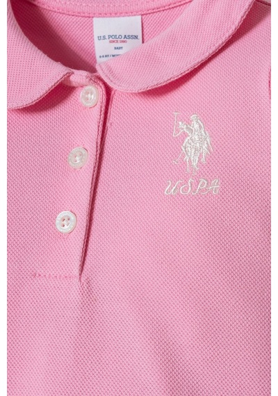 U.s. Polo Assn. Kız Bebek Pembe Elbise 5274-50147 Pembe