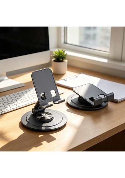 Go Des Gd-hd371 Ayarlanabilir Katlanabilir 360 Derece Dönebilen Telefon Ve Tablet Standı Gri