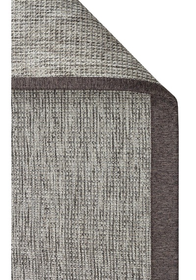 Eko Halı Ventura Vnt 2705 Grey Bordür Dark Mix Sisal Görünümlü İç Ve Dış Mekan Uyumlu Hav Vermeyen M