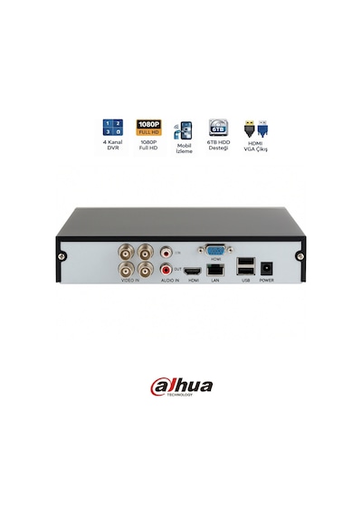 Xvr1b04 I T 4 Kanal Dvr Güvenlik Kamera Kayıt Ünitesi