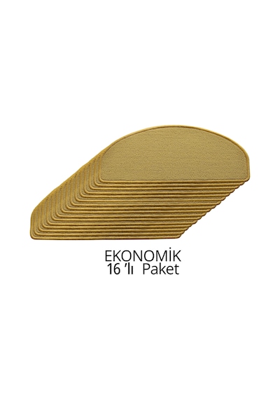 Stepmat Bukle Halıdan Ekonomik Merdiven Paspası 16'lı Paket