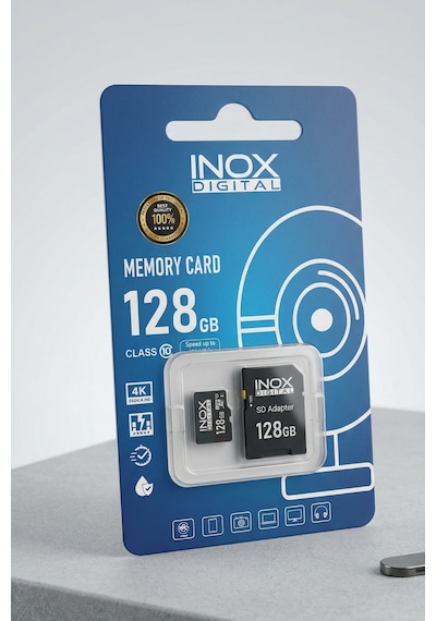 Inox 128 Gb Micro Sd Hafıza Kartı Class 10 Güvenlik Ve Araç Kamerası Uyumlu Yüksek Hızlı Bellek